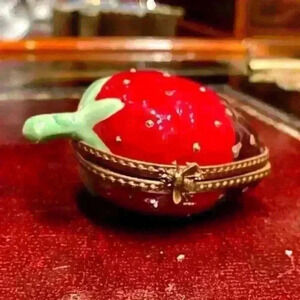 Strawberry Porcelain Limoges Box French Porcelain
